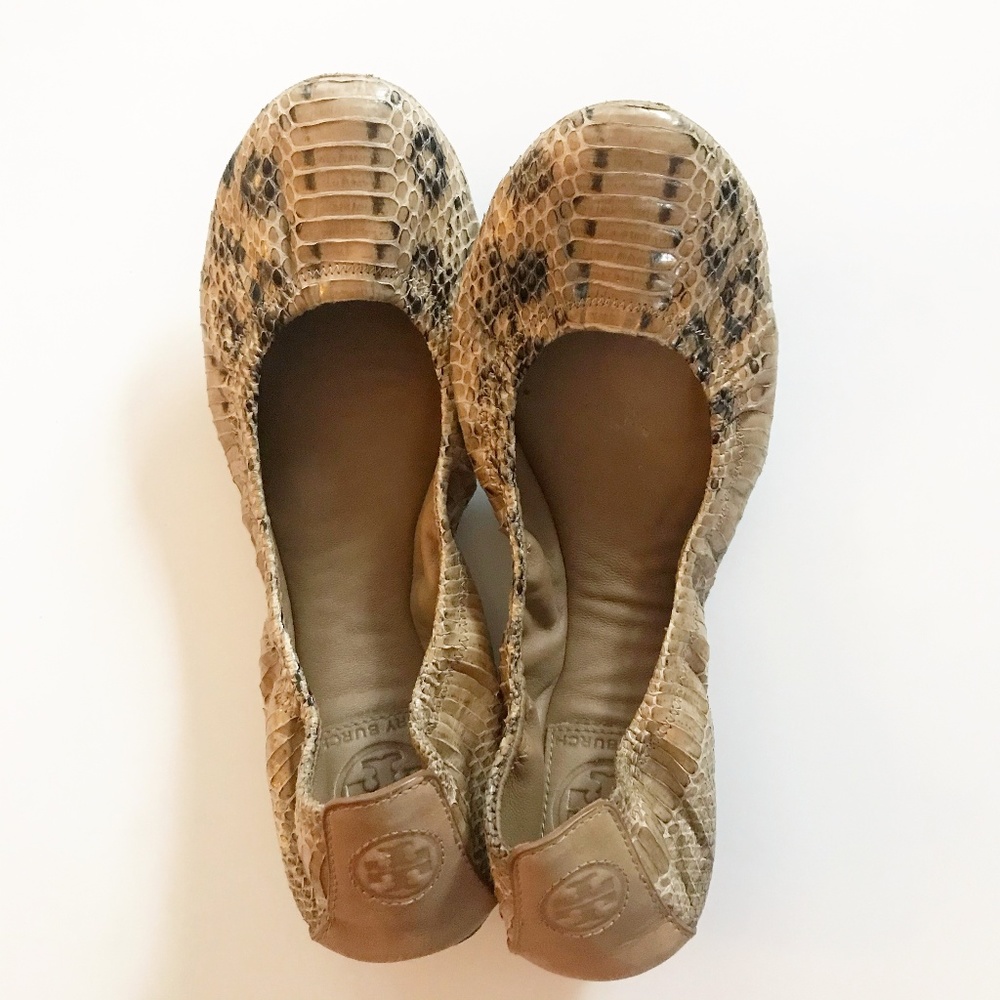 Tory Burch Snake Eddie flats
